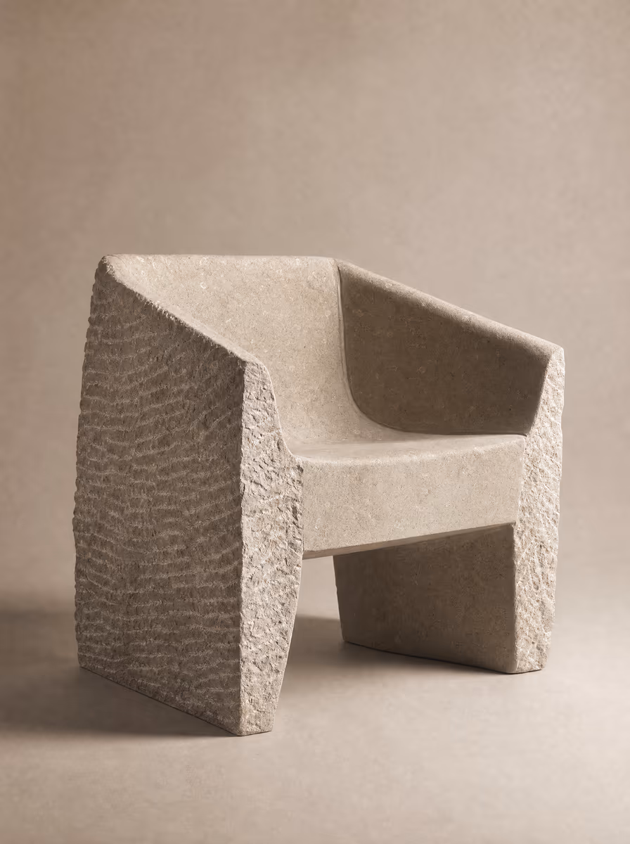 PL-001 — Limestone Chair