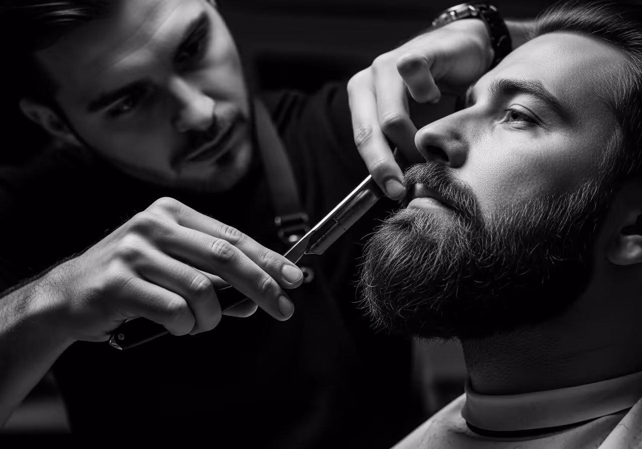 A UOVA barbershop site — Per-barber profiles