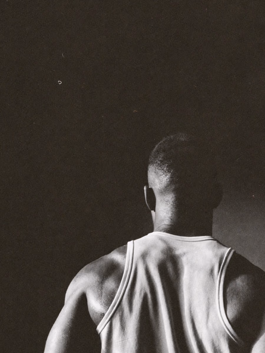 A lifter walking toward the light at the end of a session