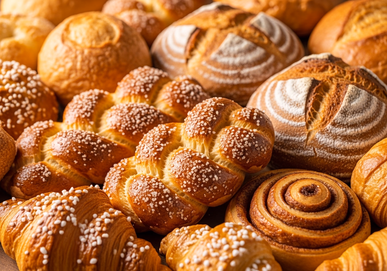 AI-generated bakeries & patisserie imagery — By the dozen