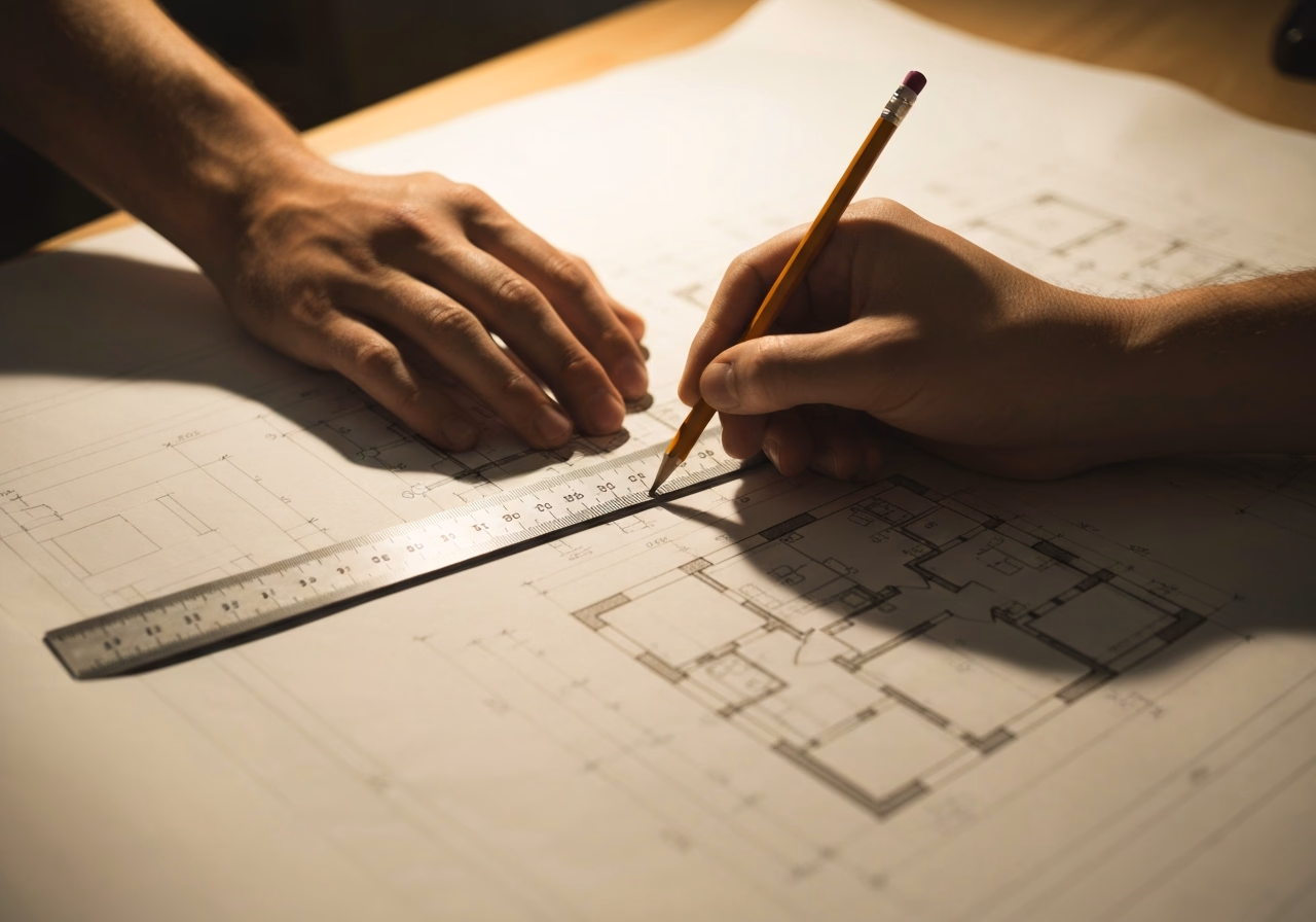 Architectural blueprints