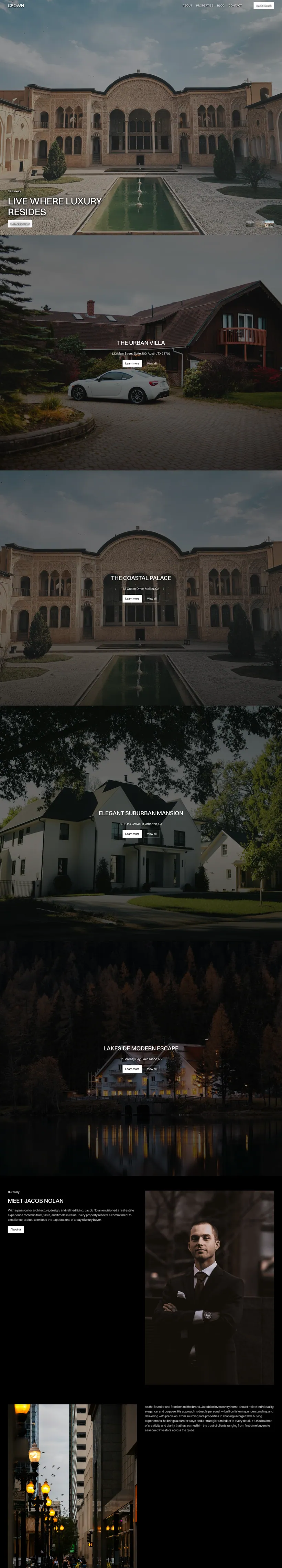 crown — a site built on UOVA