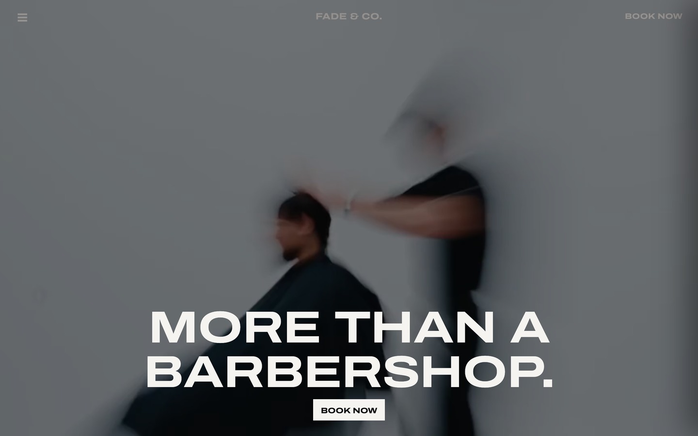 Fade & Co. — website template preview