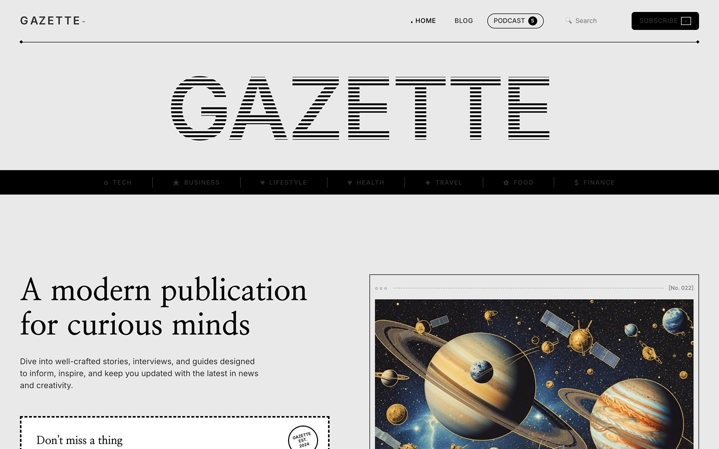 Gazette preview