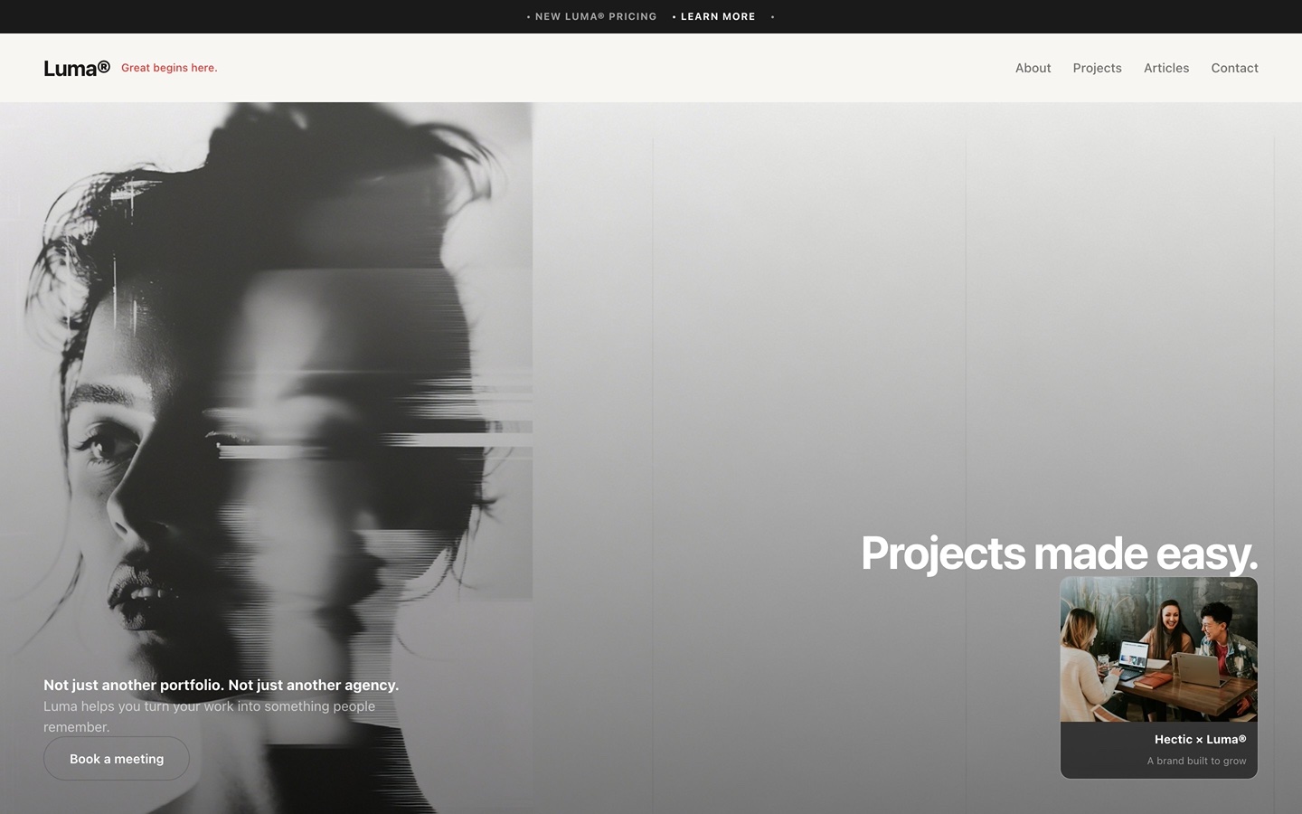 Luma preview