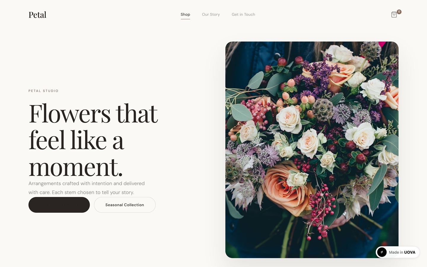Petal preview