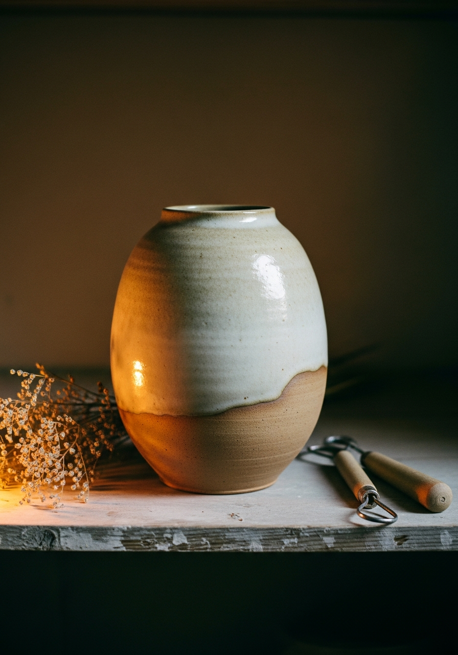 Handmade ceramic vases