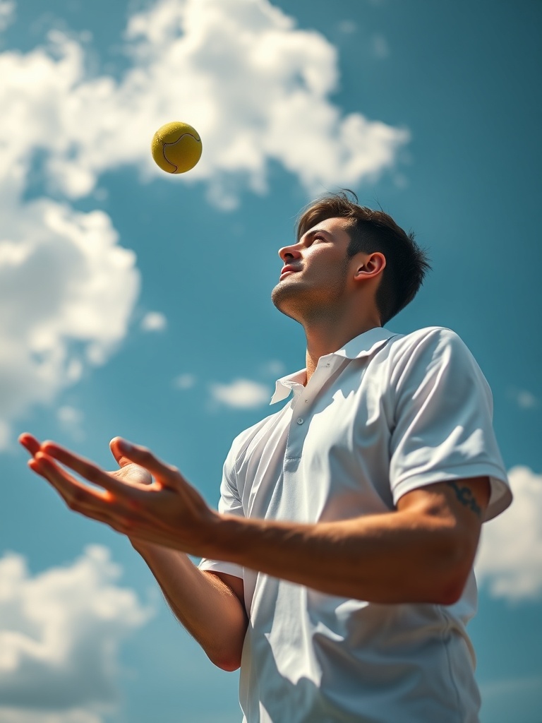 Tennis serve
