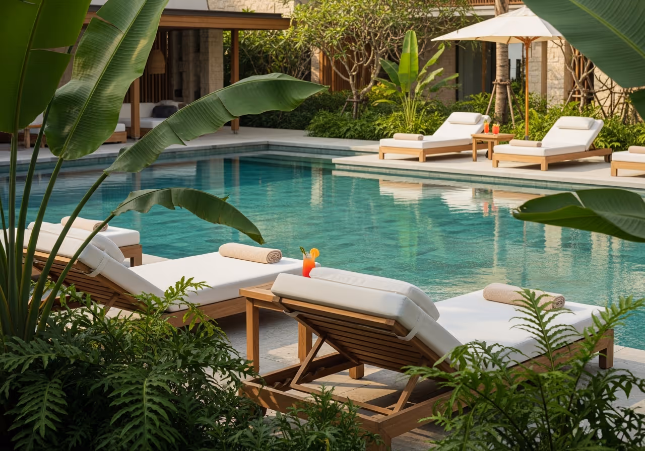 Pool area