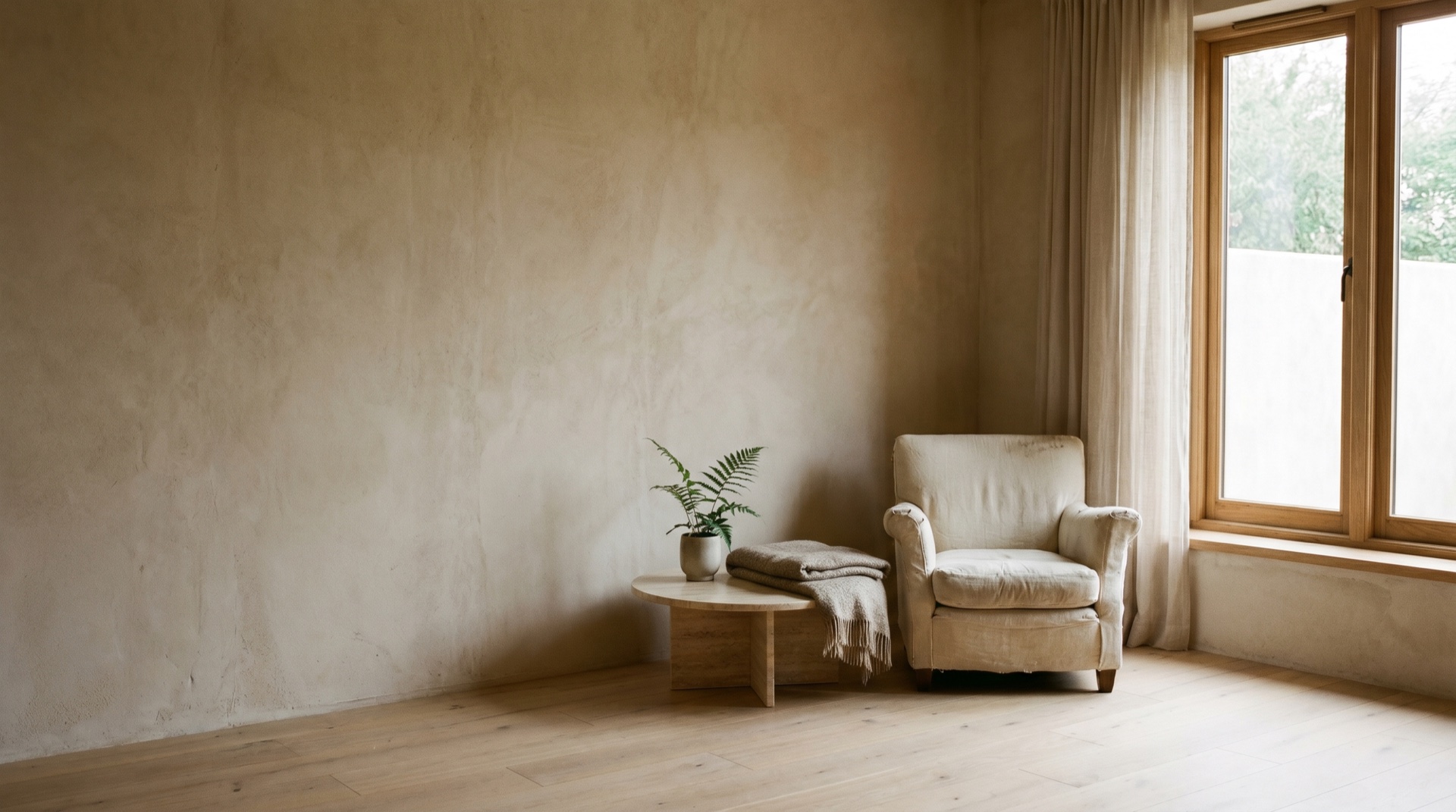 A calm, editorial wellness still generated in the UOVA studio