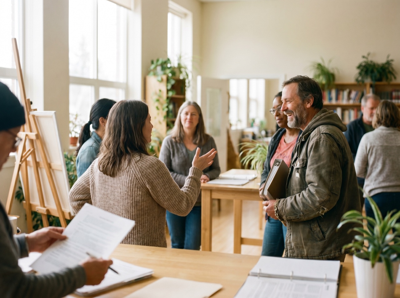 A welcoming orientation for new volunteers