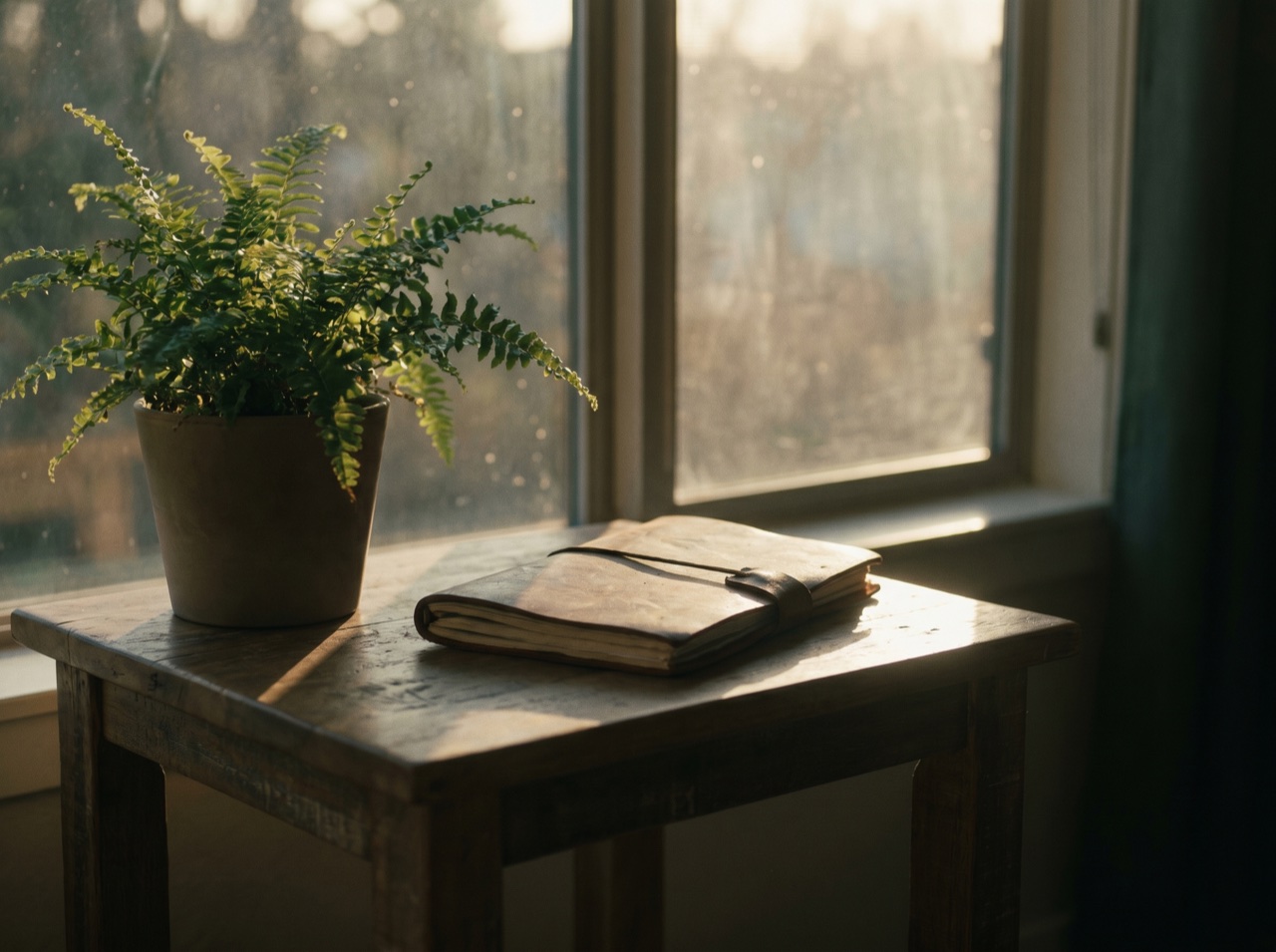 A coaching calendar open on a tablet beside two armchairs