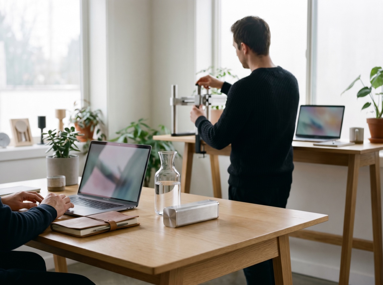 A premium product detail in a startup studio