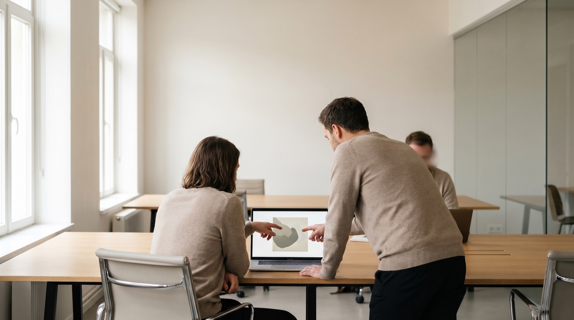 A sharp, modern product workspace generated in the UOVA studio