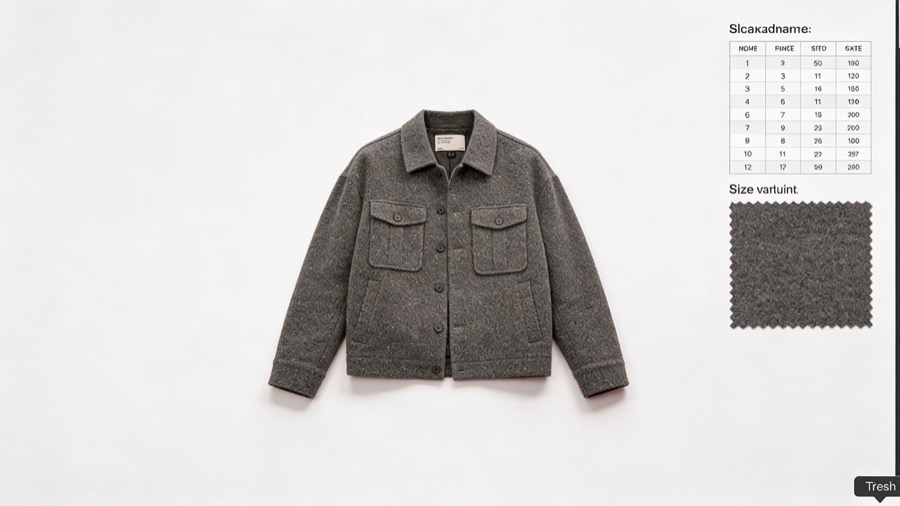 The Grey Wool detail